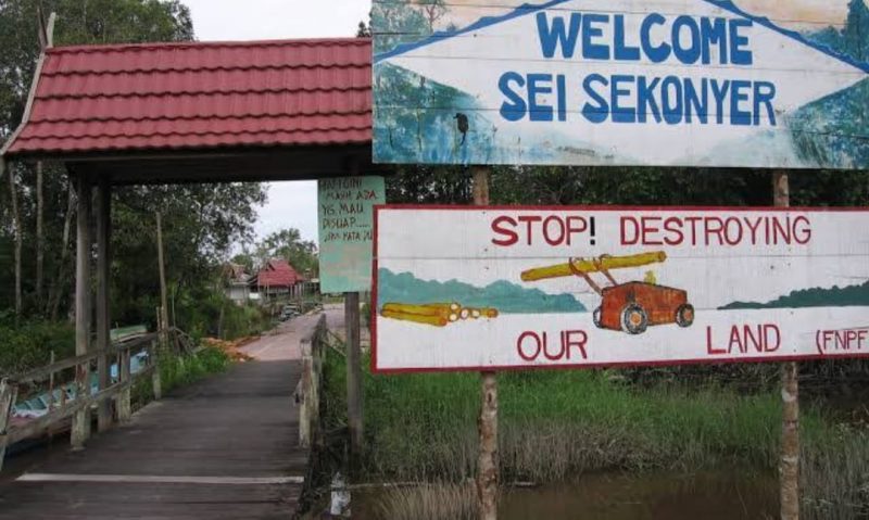 FOTO : IST/ Desa Sekonyer Kecamayan Kumai. 