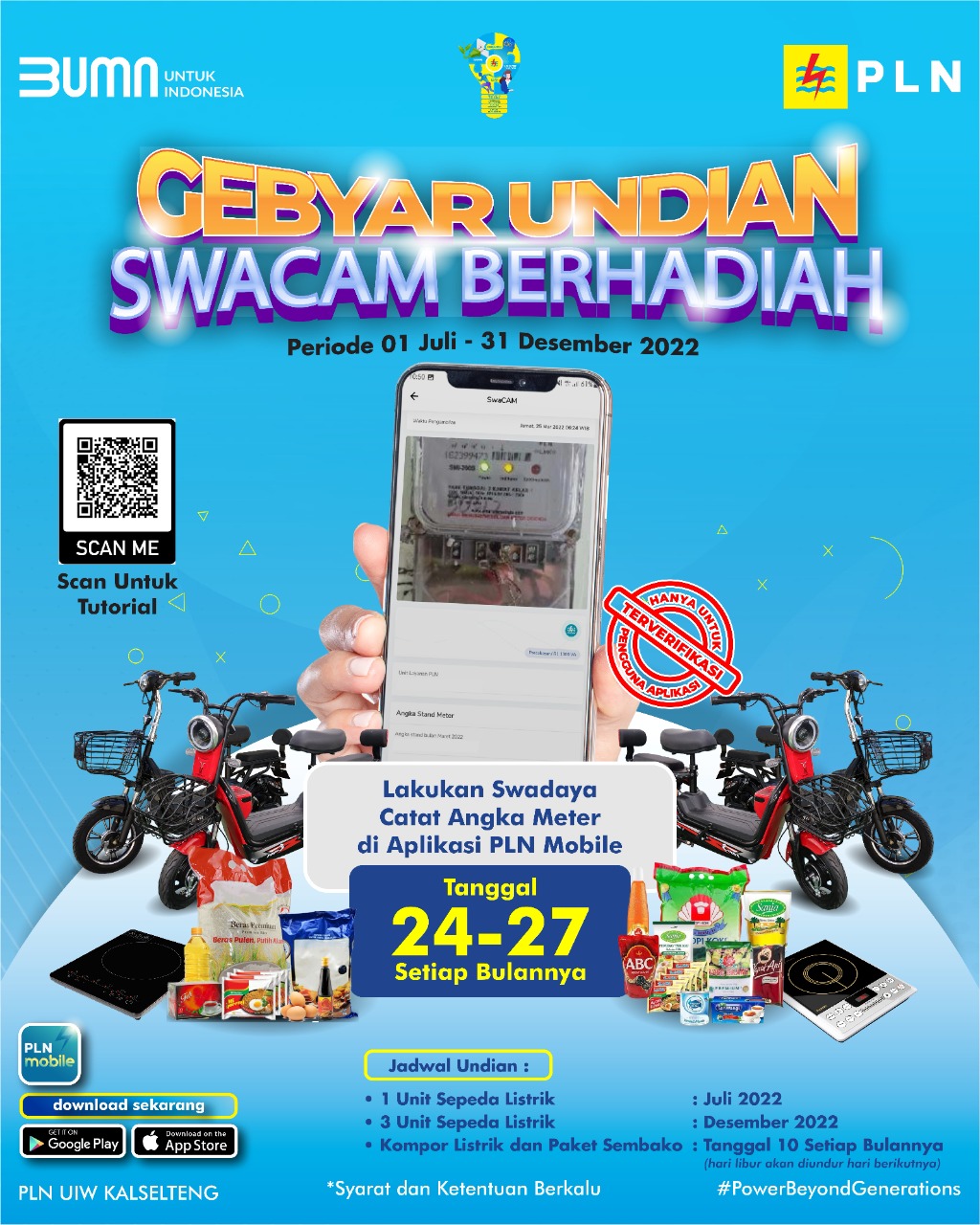 Ada Hadiah Menarik Tiap Bulan dari Gebyar SWACAM PLN Mobile