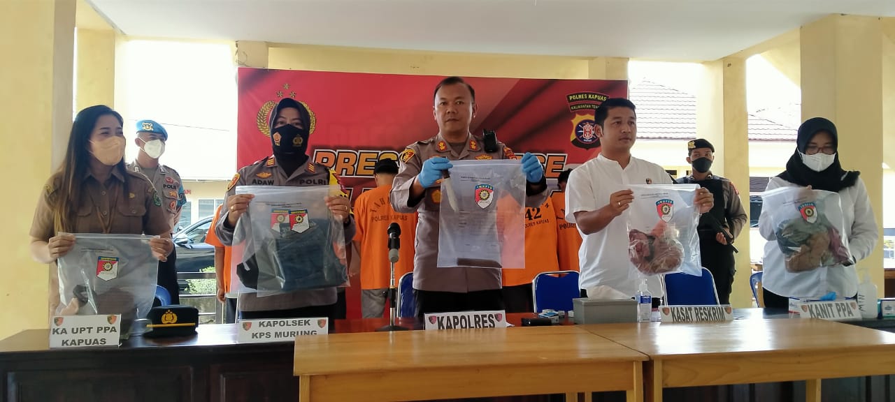 Polres Kapuas Ungkap 3 Kasus Kejahatan Asusila