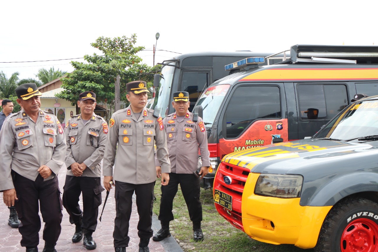 Polres Katingan Siapkan Sapras Penanggulangan Karhutla