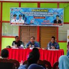 Ketua DPRD Katingan, Marwan Susanto saat menghadiri launching  IKD di Disdukcapil Katingan, Senin (20/3). 