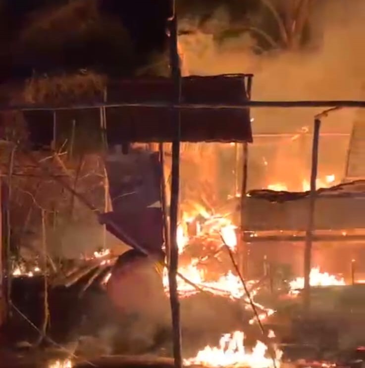 Pondok Kebun Sawit Warga Terbakar Misterius