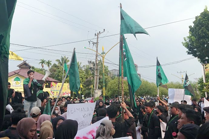 Mahasiswa Tuntut Kapolda dan Kapolres Seruyan Dicopot