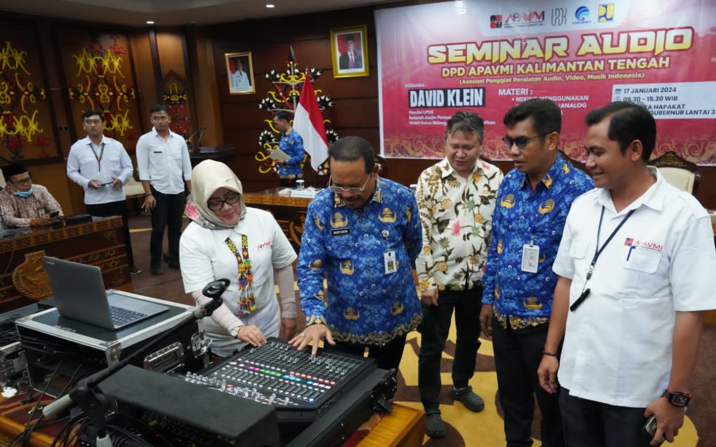 Sekda Kalteng Buka Seminar Audio, Ini Harapannya