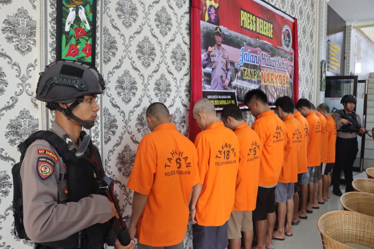 Dua Bulan, Polresta Bekuk 10 Pengedar Narkoba