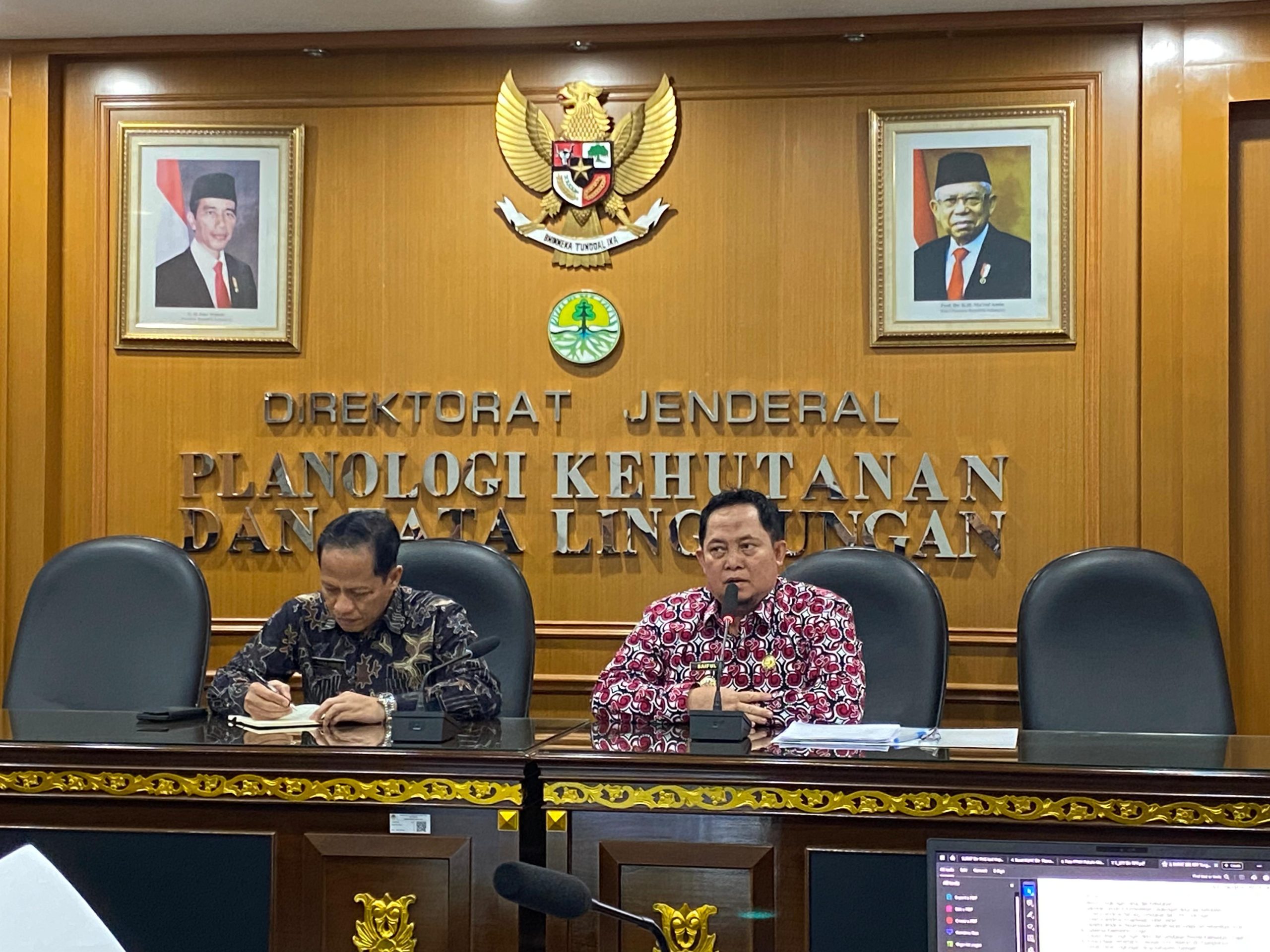 Koordinasi PPKH, Pj Bupati Katingan Kunjungi KLHK RI