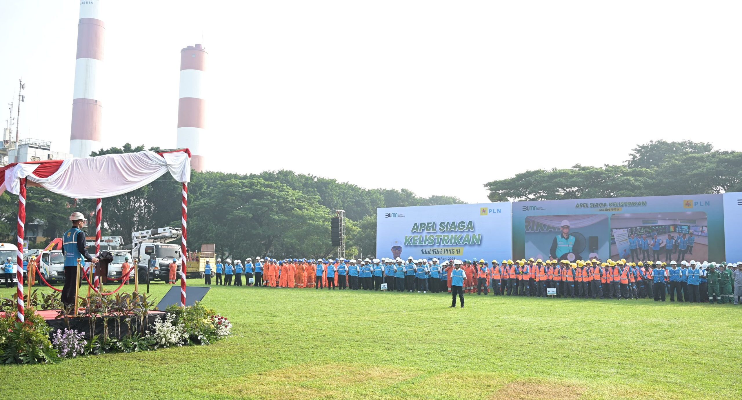 Dirut PLN Pimpin Apel Siaga Kesiapan Listrik Lebaran 2024