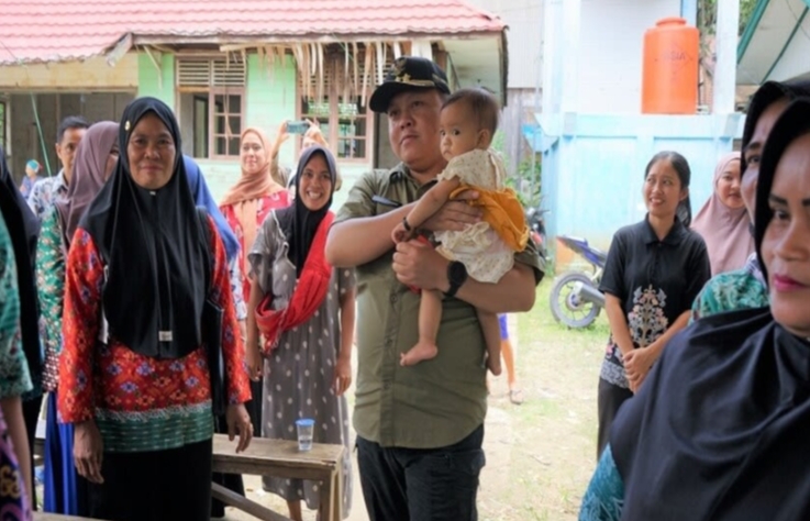 Pj. Bupati Barsel Road Show Kunjungan Kerja di Kec. GB Awai