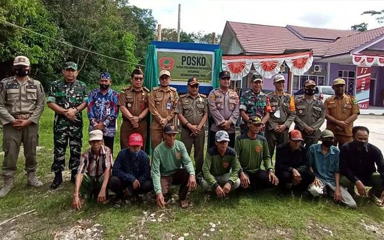 Satpol PP Kapuas Data Petugas Linmas