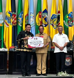 Pemprov Kalteng Raih Insentif Fiskal Sebesar Rp 5,7 Miliar