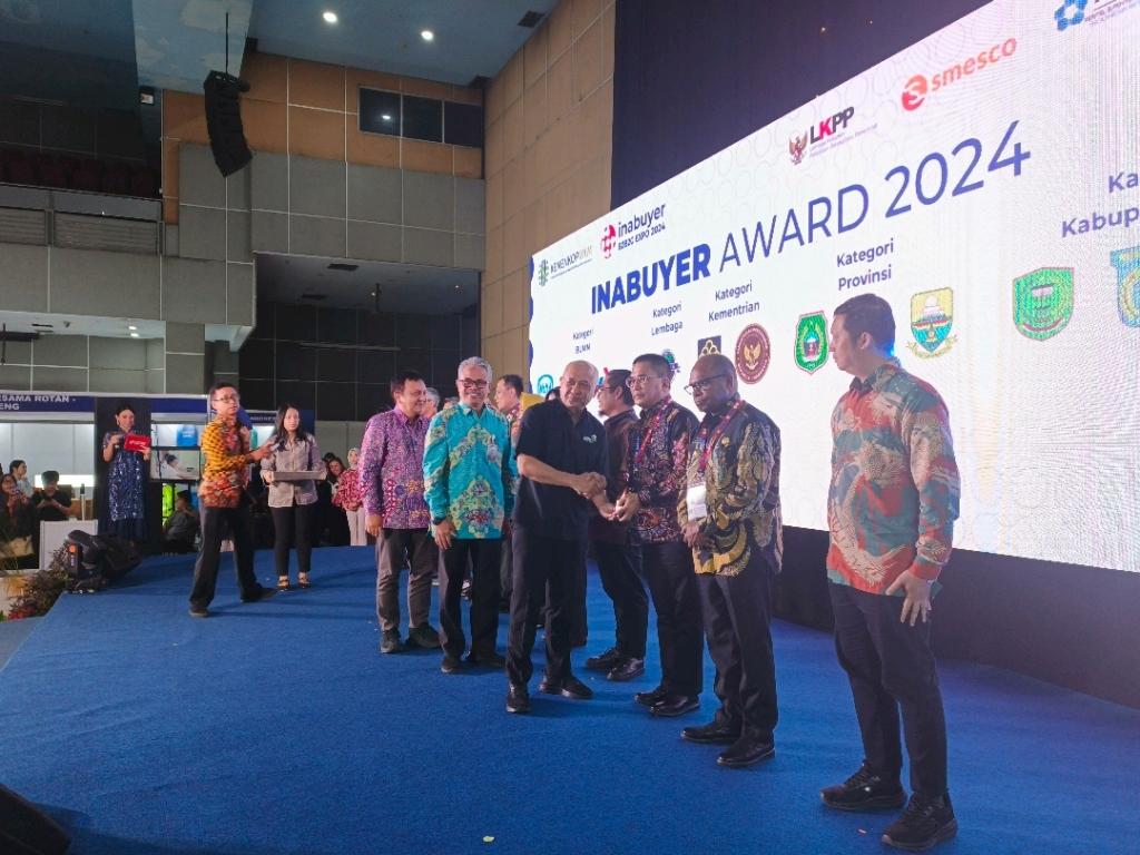 Pemkab Pulpis Terima Penghargaan dari Kementerian Koperasi dan UMKM