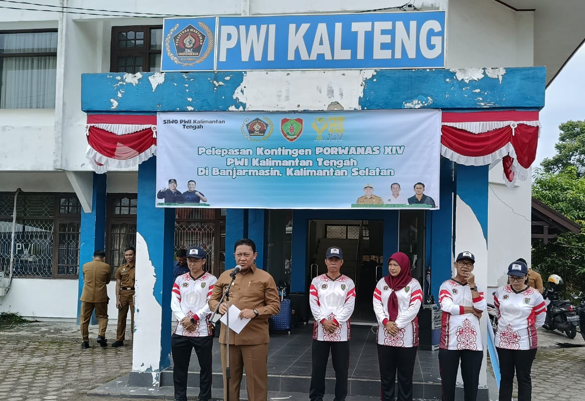 Wakil Gubernur Lepas Kontingen Porwanas PWI Kalteng