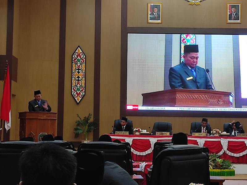 Bupati Katingan Sampaikan Pidato Pertama