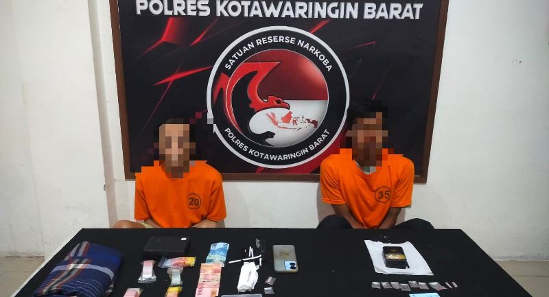 Sehari, Dua Pengedar Sabu Diringkus Polres Kobar