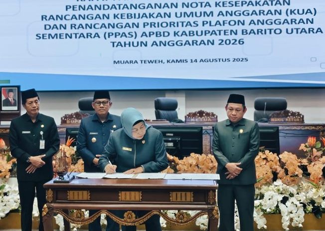 DPRD dan Pemkab Barito Utara Teken KUA-PPAS 2026