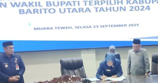 DPRD Barut Tetapkan Pasangan Shalahudin- Felix Bupati dan Wabup Terpilih