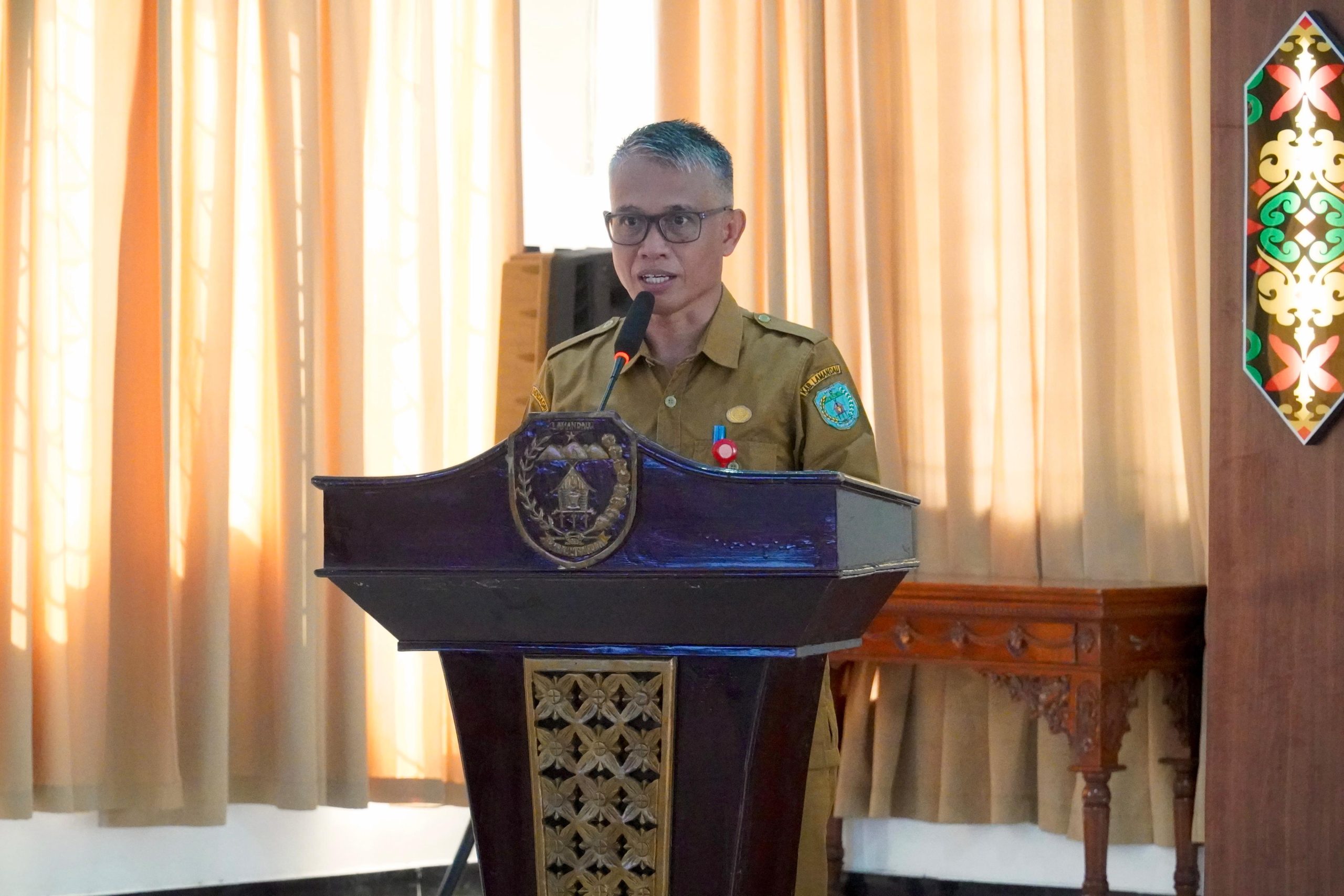 Sekda Lamandau Buka Sosialisasi Sistem Informasi Rencana Pengadaan (Sirup)