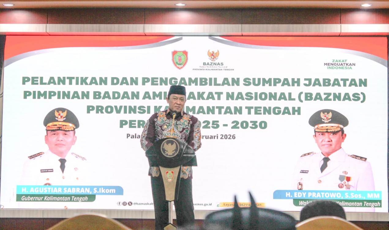 Wagub Kalteng Tekankan Integritas dan Optimalisasi Peran BAZNAS