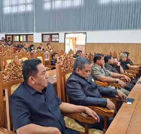 DPRD Gunung Mas Gelar Rapat Paripurna Penyampaian Hasil Reses
