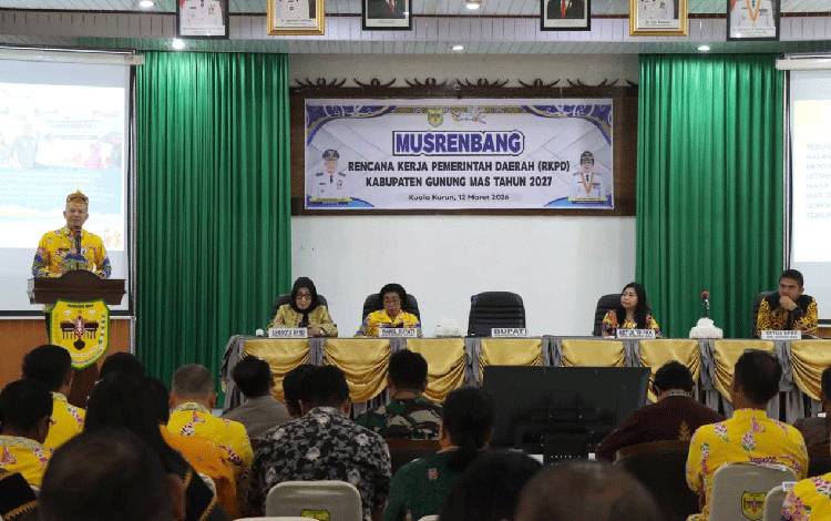 Bupati Gumas Ingatkan OPD Agar Bahas Program Prioritas di Musrenbang