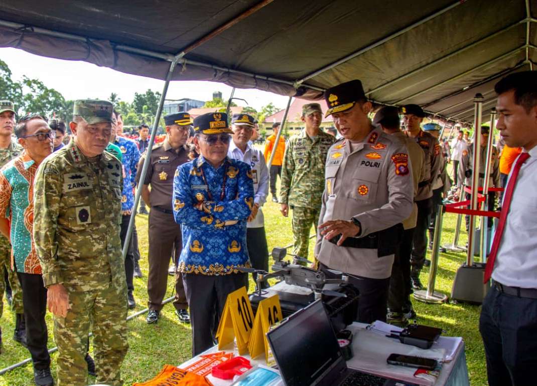 Antisipasi Karhutla, Pemprov Kalteng Apel Gelar Pasukan Kesiapsiagaan