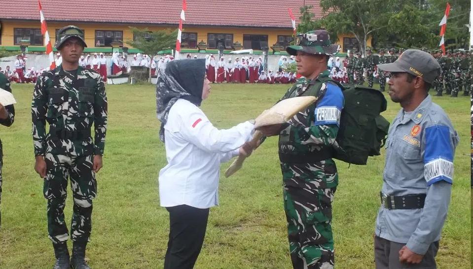 Bupati Kobar Apresiasi TMMD ke-128 Kodim 1014 Pangkalan Bun