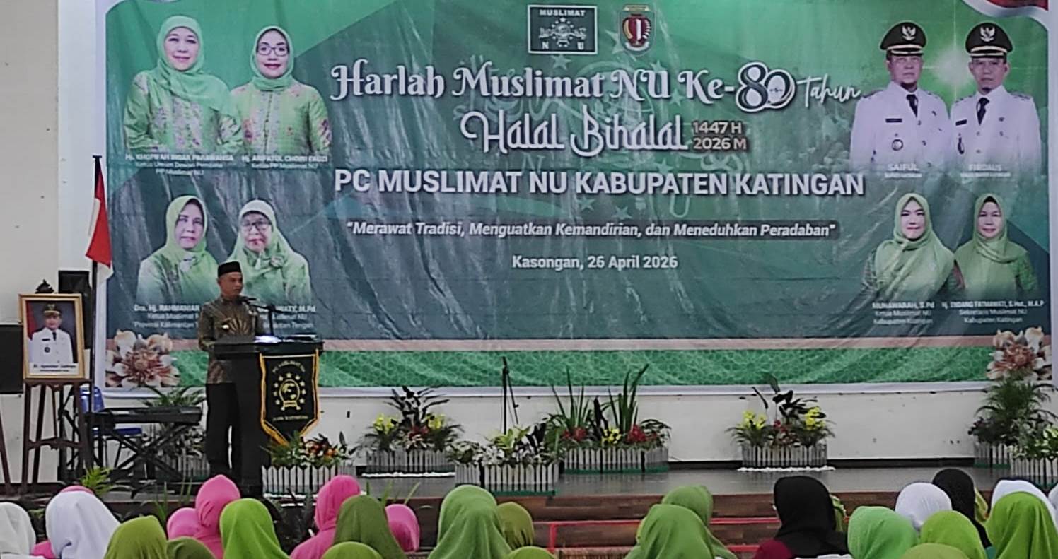Wabup Katingan Ajak Muslimat NU Sinergi Membangun Daerah