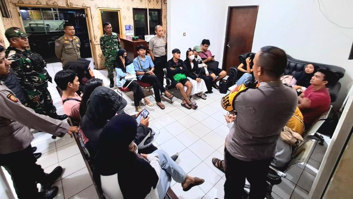 10 Pasangan Mesum Terjaring Giat KRYD Polisi