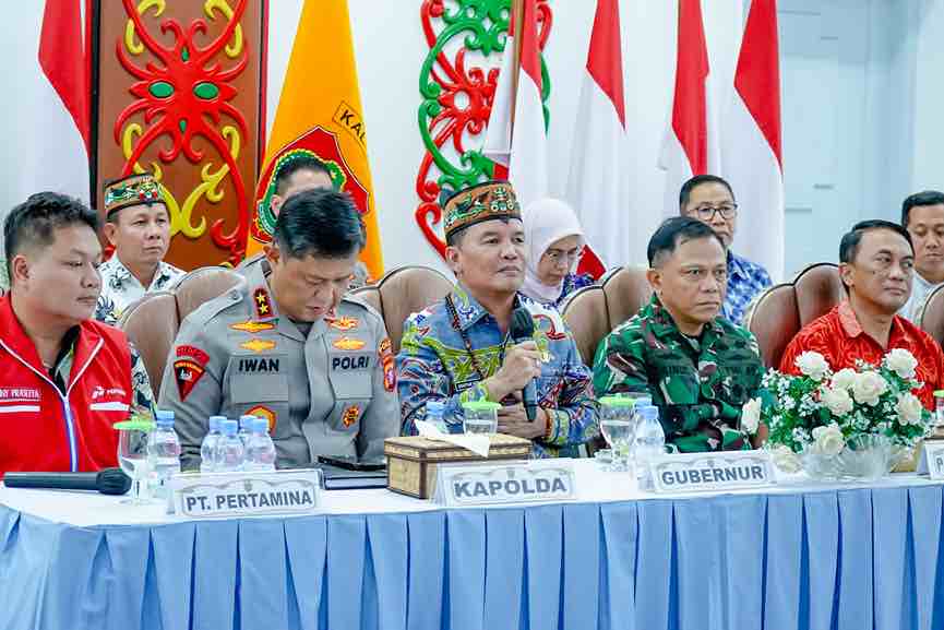 Sikapi Antrean BBM, Pemprov Kalteng Audiensi dengan Pertamina dan Jurnalis