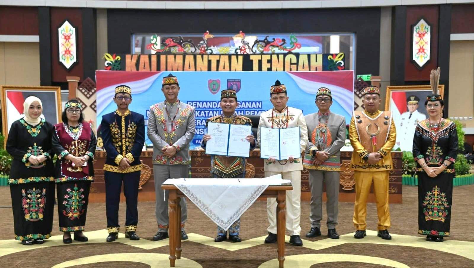 Pemprov Kalteng Teken Nota Kesepakatan Hibah Pembangunan Rindam XXII