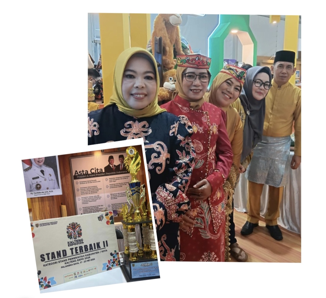 Stand Kobar Raih Juara II Kalteng Expo 2026