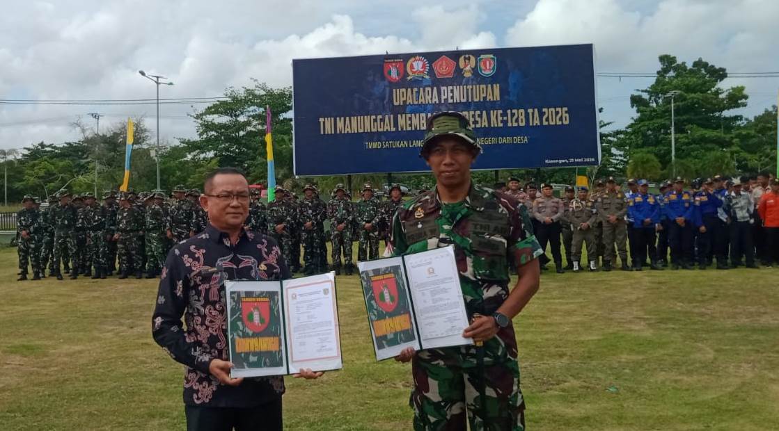 Asisten II Setda Katingan Hadiri Penutupan TMMD 2026