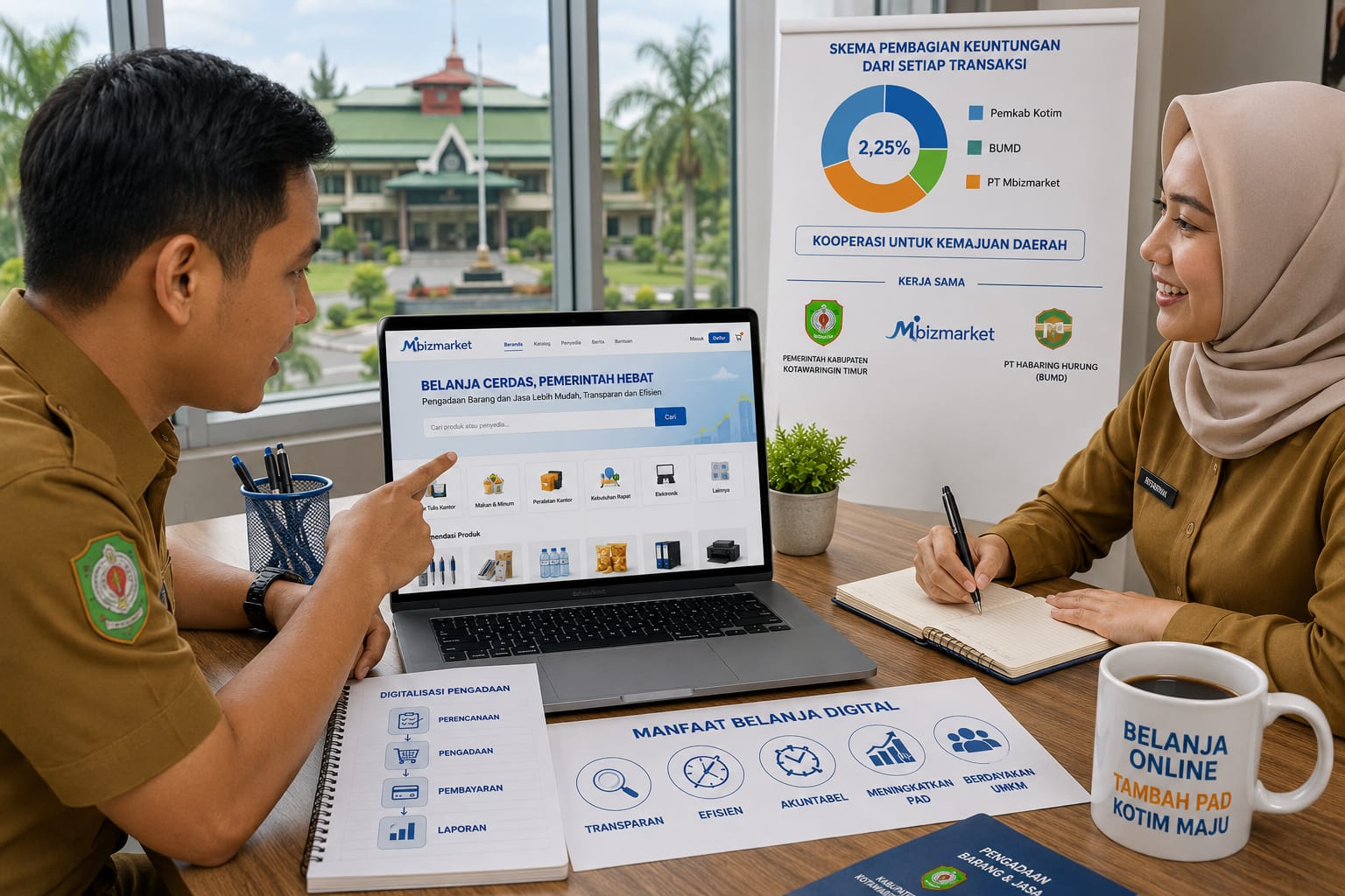 Pemkab Kotim Optimalkan Belanja Digital, Strategi Baru Tingkatkan PAD
