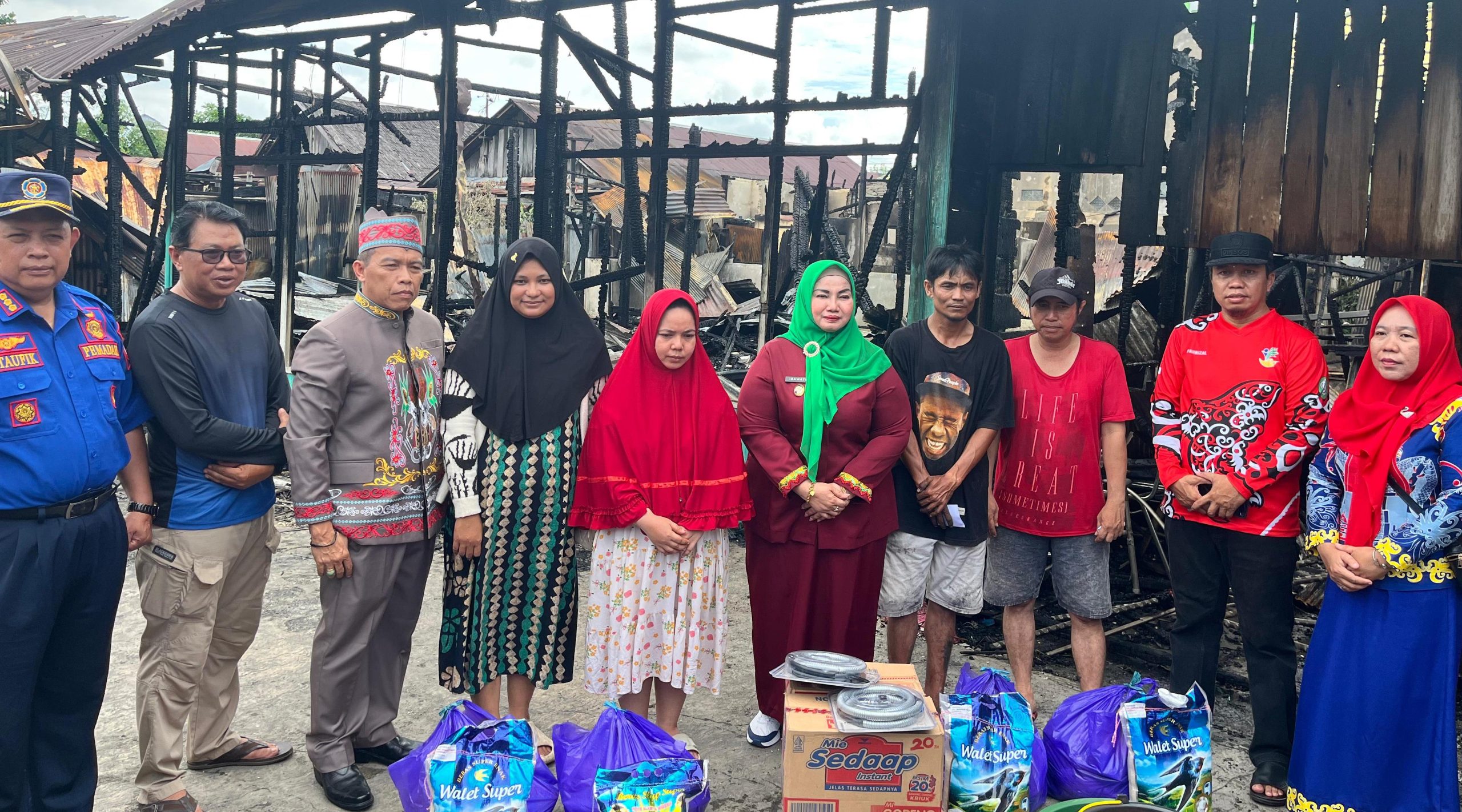 Pemkab Kotim Siapkan Hunian bagi Guru Korban Kebakaran 