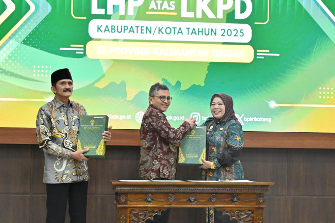 Pemkab Kobar Raih WTP ke-12 Kali Berturut-turut dari BPK