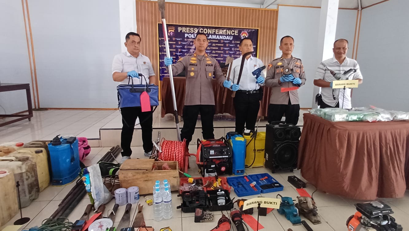 Komplotan Pembobol Pondok Kosong di Kebun Sawit Ditangkap Polisi