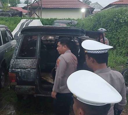 Razia SPBU, Polres Kotim Amankan 8 Kendaraan Pelangsir