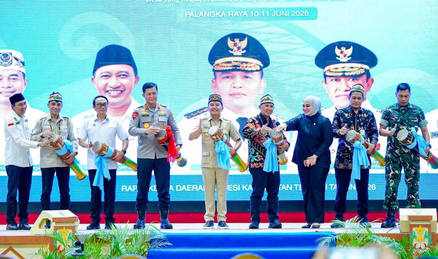 Gubernur Kalteng Buka Rakerda APDESI, Dorong Desa Berinovasi