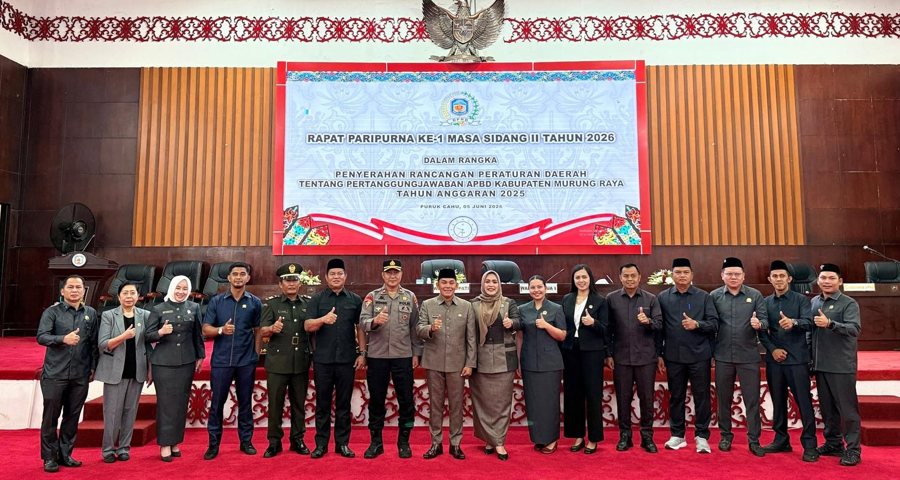 DPRD Murung Raya Beri Masukan Konstruktif terhadap Pertanggungjawaban APBD 2025