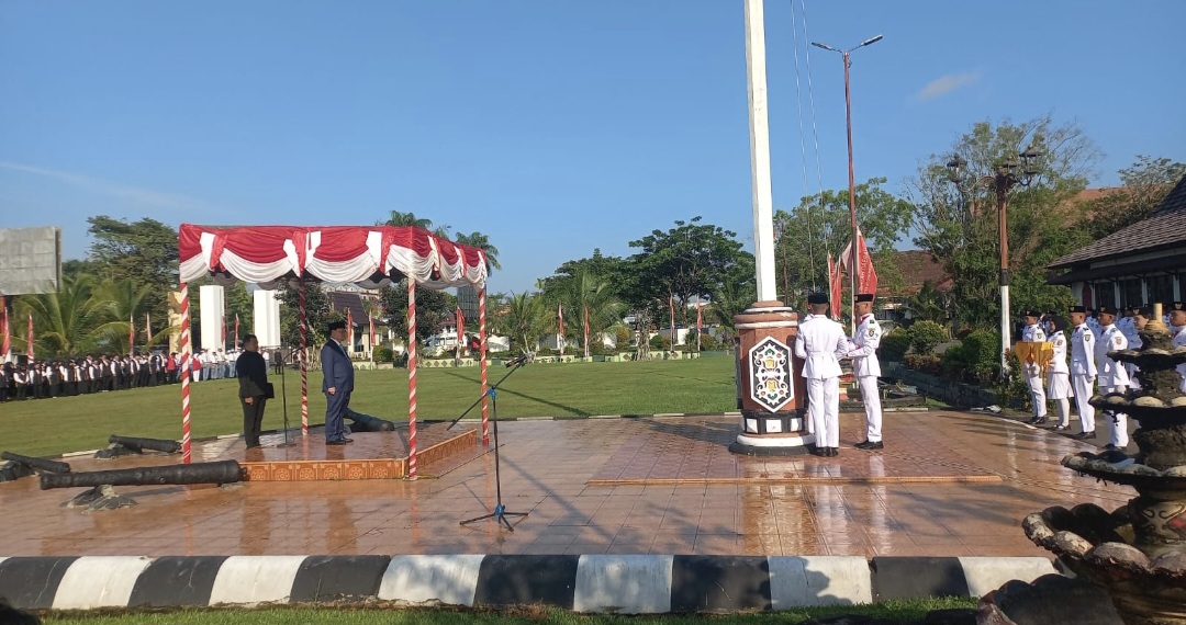Bupati Kotim Pimpin Upacara Peringati HLP, Tekankan Nilai Persatuan