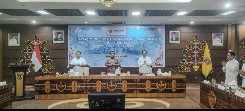 Wagub Kalteng Hadiri RUPS Jamkrida, Tekankan Penguatan Kinerja Perusahaan
