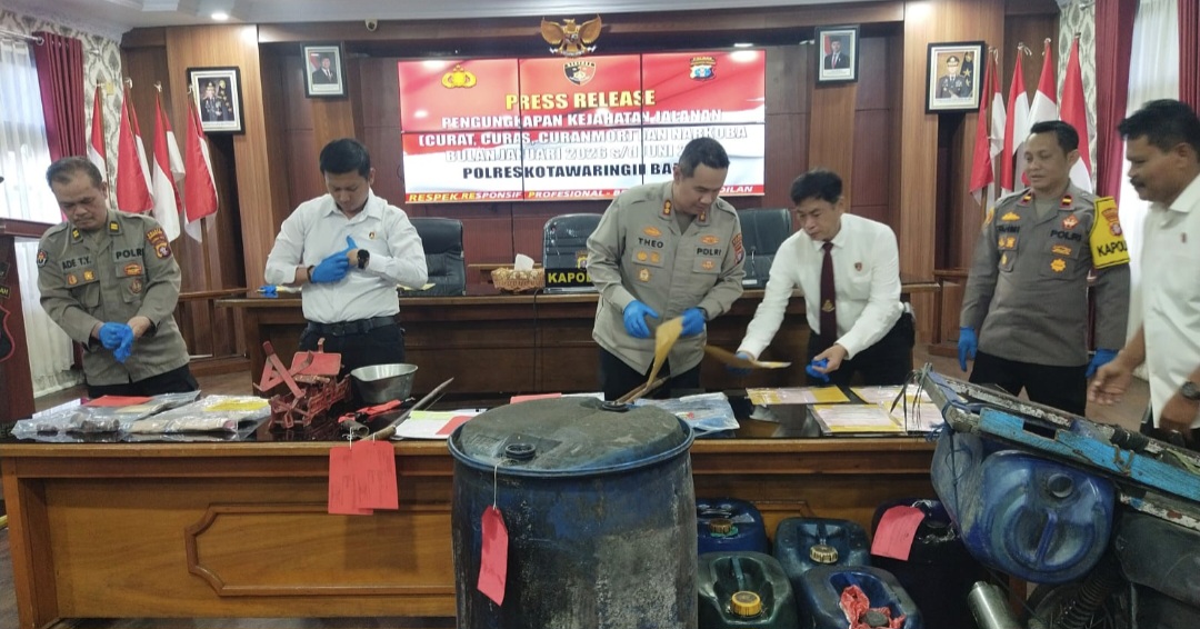 41 Orang Terjerat Kasus Narkoba, Barbuk 1,41 Kg Sabu Disita
