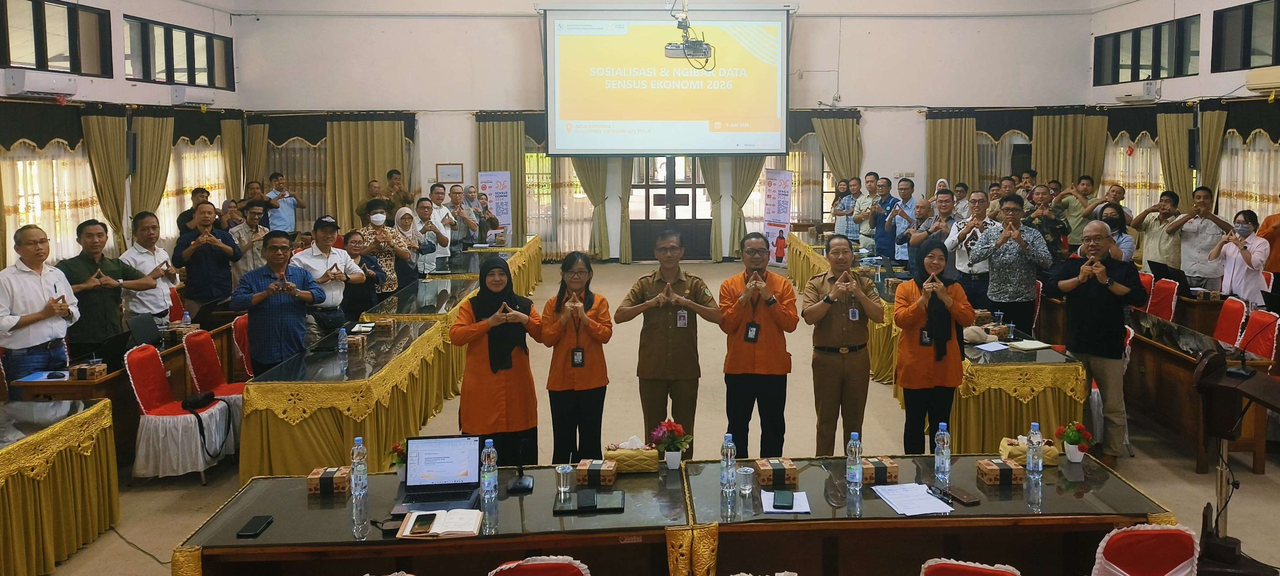 Pemkab Kotim Gelar Ngibar Sensus Ekonomi 2026