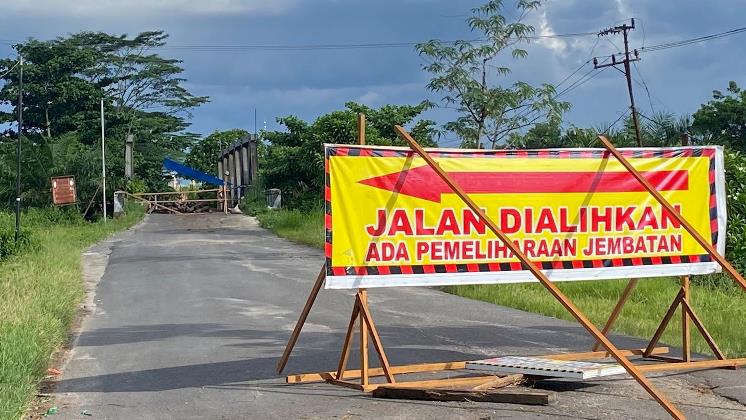 Pemkab Kotim Rehab Total Jembatan Patah