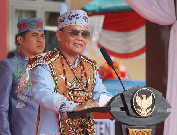 Gubernur Kalteng Pimpin Upacara Peringati Hari Jadi ke 24 Pulpis