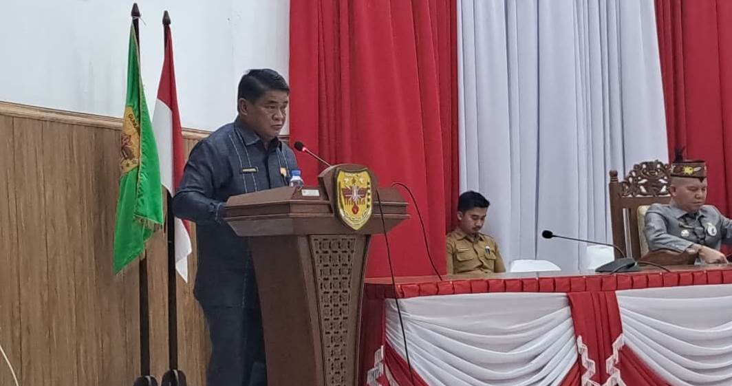 Banggar DPRD Gumas Sampaikan Rekomendasi terhadap Raperda APBD 2025