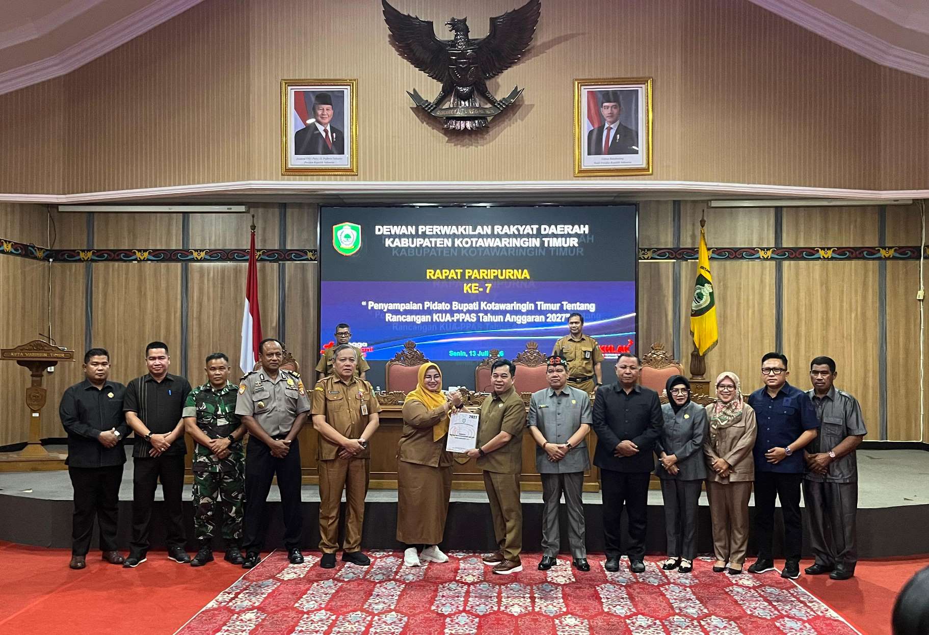 Pemkab Kotim Sampaikan KUA-PPAS 2027, Fokus Jaga Pertumbuhan Ekonomi 