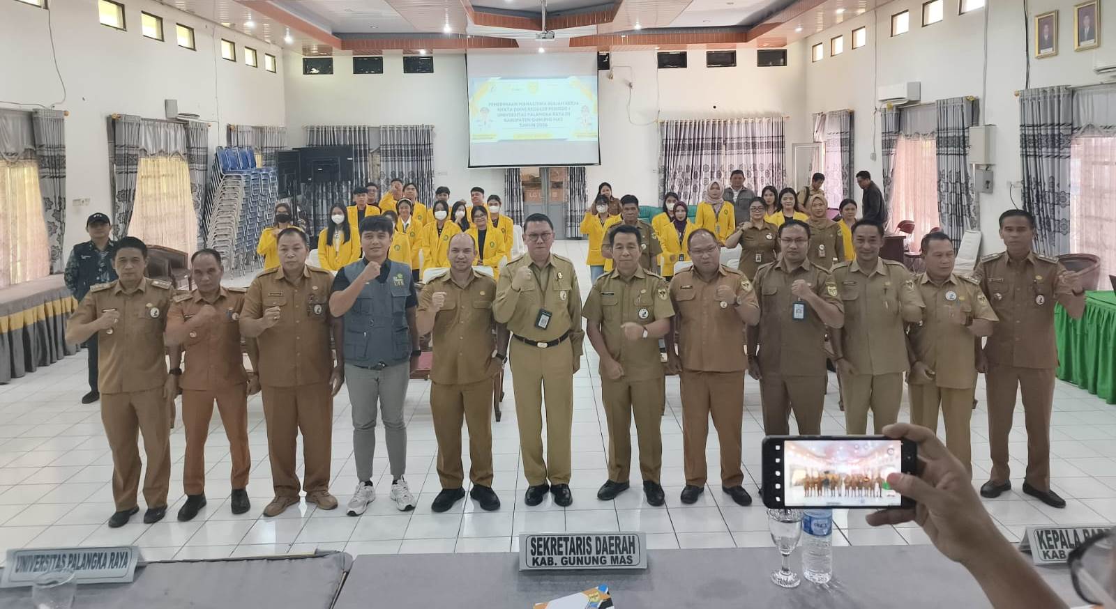 Pemkab Gumas Harap Mahasiswa KKN Jadi Akselator Program Daerah