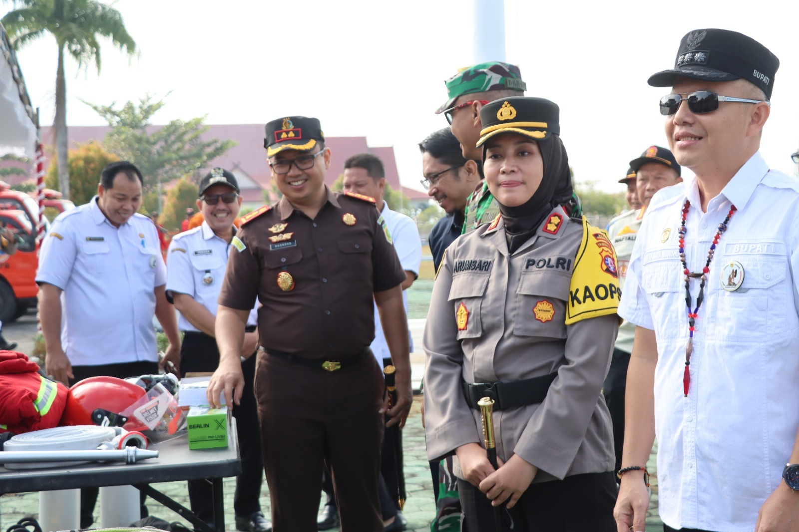 Siaga Karhutla, Pemkab Gumas Apel Gelar Pasukan Pengecekan Sapras