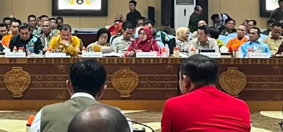Perkuat Kolaborasi, Wabup Kotim Ikuti Rakor BNPB